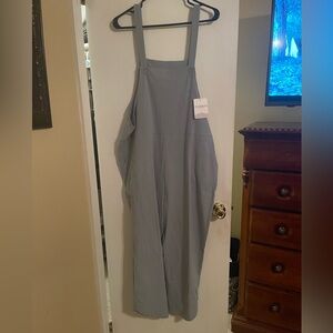 NWT Linen overalls